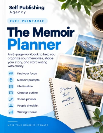 Cover of the free printable Memoir Planner workbook